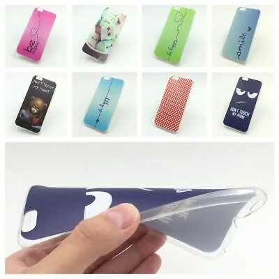 Phone Cover Case Protective Case Motif Slim Silicone TPU Shell Bumper Cases • $25