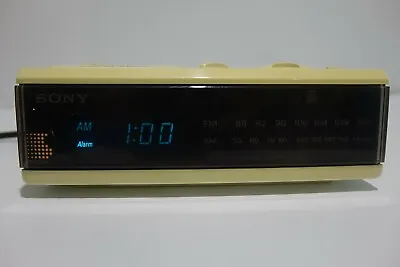 $49 • Buy Vintage 1980s Sony Digimatic Clock Radio Icf C5w