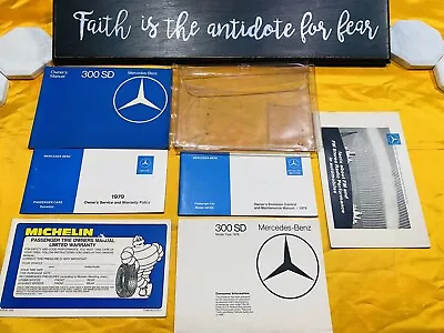 1979 MERCEDES BENZ 1979 300sd OWNERS MANUAL +UNUSED SERVICE 300 SD TYPE 116 D • $214.46