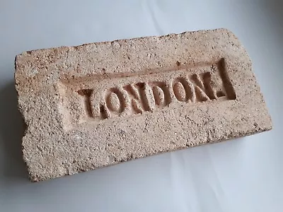 Vintage Firebrick Brick London Antique Block Decor Victorian Original Genuine • $55