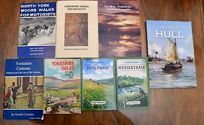 Job Lot X 8 Yorkshire Customs Walks Names Dialects Guide Map Books • £14.99