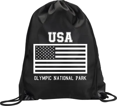 Backpack Bag Olympic National Park Usa United States Gym Handbag Sport M1 • £7.50