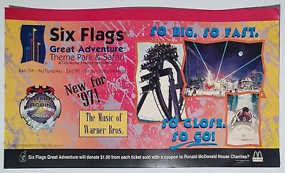 Batman & Robin Store Display McDonald's Six Flags 1997 Vintage  • $12