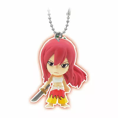 #F88-427 Bandai FAIRY TAIL Swing Keychain Figure Erza Scarlet • £9.14