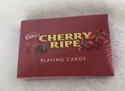 CADBURY CHERRY RIPE PLAYING CARDS (Brand New And Sealed) • $15