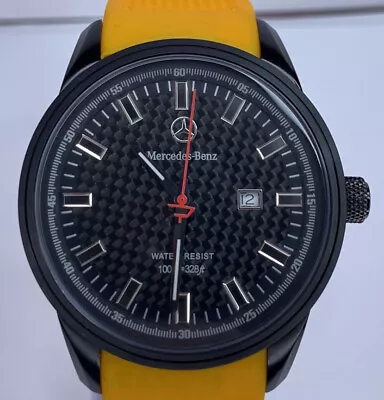 Mercedes Benz Mens Sporty Racing Active Fitness Swiss Made Swiss Movement Watch • $175