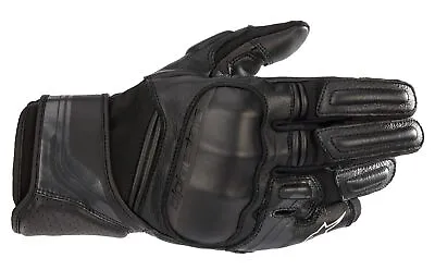 Alpinestars Booster V2 Mens Leather Motorcycle Gloves Black • $59.82