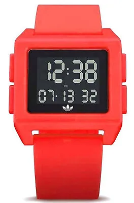 Adidas Z15 3120-00 Archive SP1 Unisex Digital Chronograph Watch Red Strap • $54.95