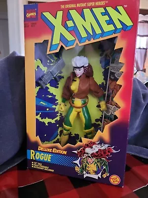 1996 Toy Biz Marvel X-Men Deluxe Edition 10  Rogue Action Figure Complete Sealed • $12.50