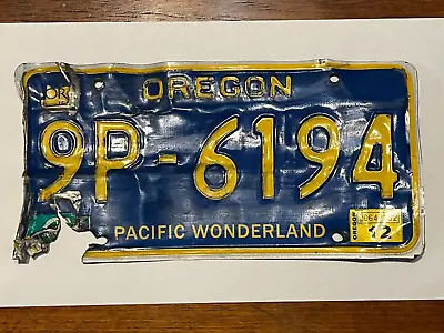 Oregon Pacific Wonderland License Plate 150 Year Celebration W/tags WRECKED • $20
