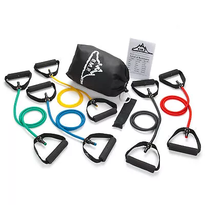 Black Mountain Products Resistance Band Set (Five Bands Included) • $37.97