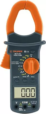 Truper 10404 / MUT-202 - Clamp-on Industrial Multimeter Black Orange  • $58.35