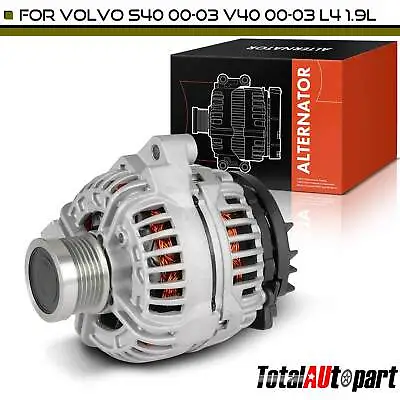 New Alternator For Volvo S40 V40 2000-2003 1.9L 120A 12 V CCW 6-Groove Pulley • $118.99