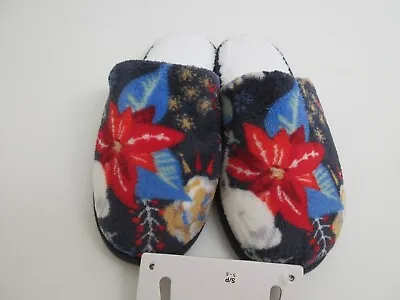 Vera Bradley COZY FLEECE Slippers Winter Forest Print Size Small (5-6) New • $23.96
