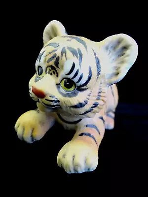 Vintage Enesco Tiger Cub Cat Figurine 1984 / Morehead / Mexico • $1