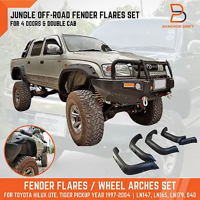 Jungle Fender Flares Arch For 4 Doors Toyota Hilux MK4/5 97-05 D4D Tiger Pickup • $685