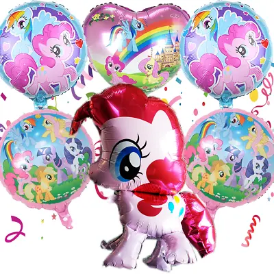 MY LITTLE PONY Foil Party Balloon Decoration Supplies Table Cover Banner Cake  • $8.99