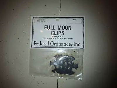 .45 ACP Full Moon Clips For 1917 Colt And S&W 1955 Target 6 Shot New Lot (6)) • $10