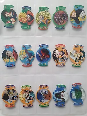 Dragon Ball Z Tazos/ Dizk - DBZ Series 3 Fushion Fighters Complete Common Set... • $120