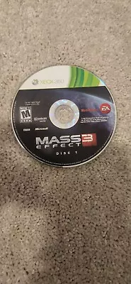 Mass Effect 3 (Xbox 360 2012) Disc 1 Only Same Day Ship Read Desc • $7.99