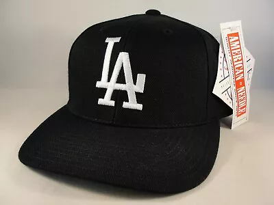 Los Angeles Dodgers MLB Vintage Snapback Hat Cap Black American Needle • $150