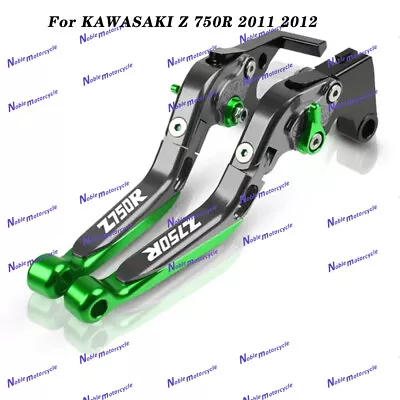 For KAWASAKI Z 750R 2011 2012 Brake Clutch Levers Handles Folding Extendable • $33.59