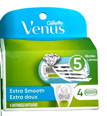 GILLETTE VENUS EMBRACE Women's Razor Refills ( 4 Cartridges / Box ) • $24.95