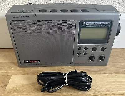 C. Crane CCRadio2 Enhanced Portable AM FM Weather 2-Meter Ham WX Receiver Radio • $24.95