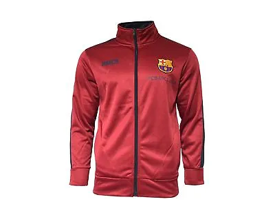  Fc Barcelona Jacket Zip Up Hoodie Mens Adults Youth Soccer Lionel Messi 10 Boys • $24.99