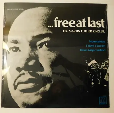 SEALED 1968 LP Dr. Martin Luther King Jr.  Free At Last  Motown 5340ML • $50