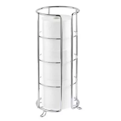 Toilet Paper Holder Toilet Paper Organizer Stand Free Standing 3 Rolls    • $18.21