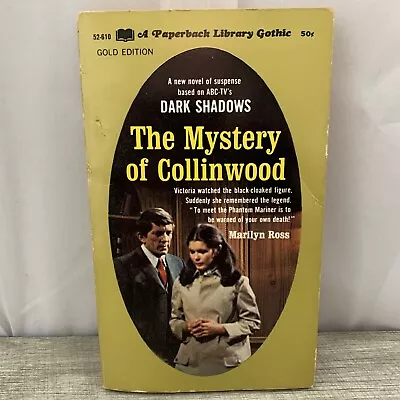 Mystery Of Collinwood Dark Shadows Marilyn Ross Gothic Paperback 1968 • $11