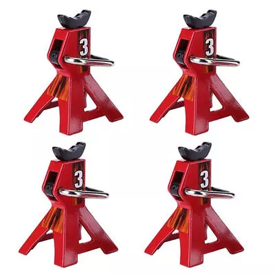 4PCS Metal Jack Stands Repairing Tool For 1/10 Scale SCX10 RC4WD D90 TRX4 RC Car • $27.59