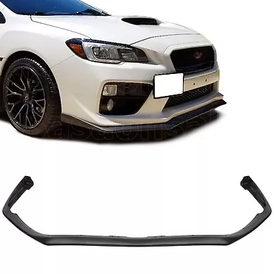 [SASA] Fit For 15-17 Subaru WRX STi V-Limited OE PU Front Bumper Lip Splitter • $71