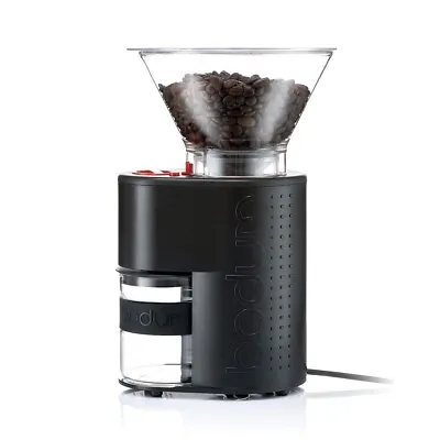 NEW Bodum Bistro Electric Adjustable Coffee Grinder Black RRP$199.95 • $159.95