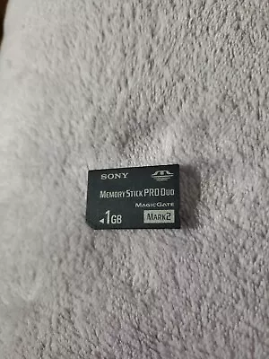 Original Sony 1GB Memory Stick Pro Duo Mark 2 For PSP. Oem.  • $11.99