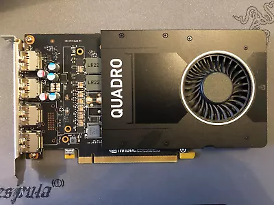 NVidia Quadro P2000 5GB GDDR5 Graphics Card QUAD DISPLAY PORT TESTED/WORKING • $161.90