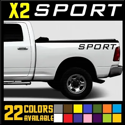 X2 SPORT Vinyl Stickers Decal Graphics For TOYOTA FORD SILVERADO GMC Truck [S10] • $13.27