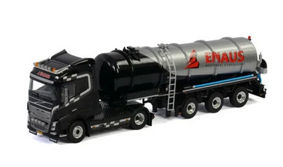 $343 • Buy WSI 1/50 For VOLVO FH4 GLOBETROTTER 4X2 TANK TRAILER VACUUM EMAUS TRANSPORT