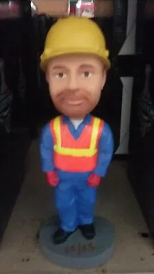 Longshoreman  Orange Vest (likely A Prototype)  Bobblehead ILWU • $34.95