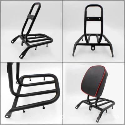$60.74 • Buy Universal Motorcycle Electric Car Refitted Backrest Rear Shelf Luggage Rack Pad