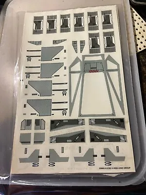 Lego Star Wars 7191 X-Wing UCS Decal Sheet Sticker Sheet • $70