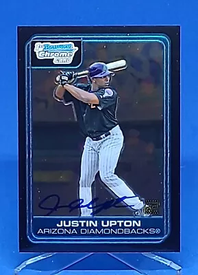 2006 Bowman Chrome Justin Upton #BC223 RC Autograph  Rookie Auto • $24.99