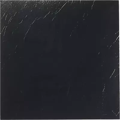 Nexus Self Adhesive 12-Inch Vinyl Floor Tiles 20 Tiles - 12  X 12  Black Patte • $19.95