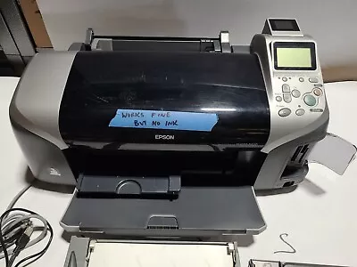 Epson Stylus R320 Digital Photo Inkjet Printer Works No Inks • $99