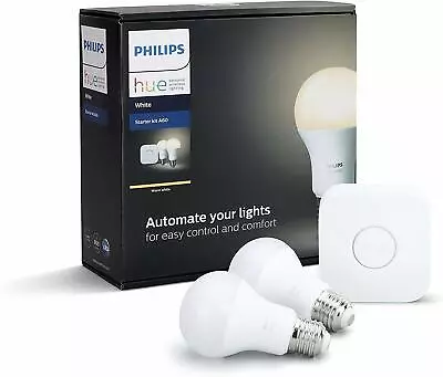 $139.99 • Buy White Smart Bulb Starter Kit - Edison Screw E27 Google Assistant