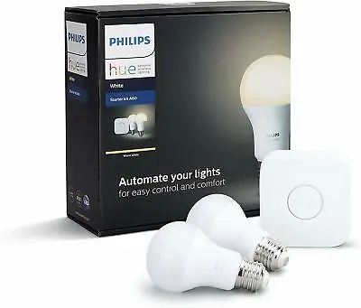 White Smart Bulb Starter Kit - Edison Screw E27 Google Assistant • $139.99