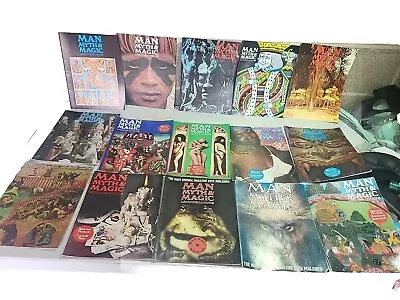 Man Myth & Magic Magazine- Vintage Occult Witchcraft Magazine Lot Of 15 Issues. • £27.32