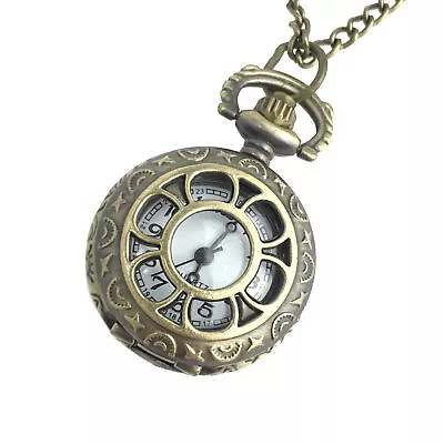 $14.99 • Buy Steampunk Necklace Costume Accessories Jewelry Pocket Watch