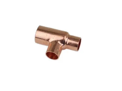 Copper Pipe Fittings Tee Reducing 3/4  Inch X 1/2  X 1/2   - Lot Of 50 • $49.99